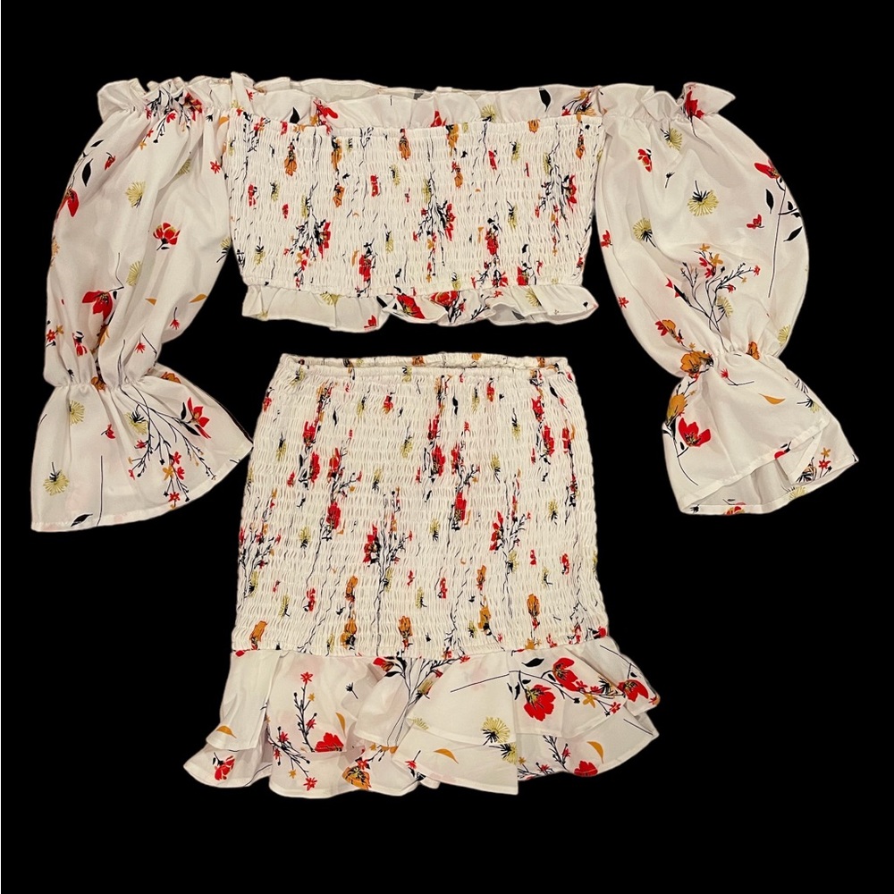 Girls SHEIN 2 Piece Skirt Set